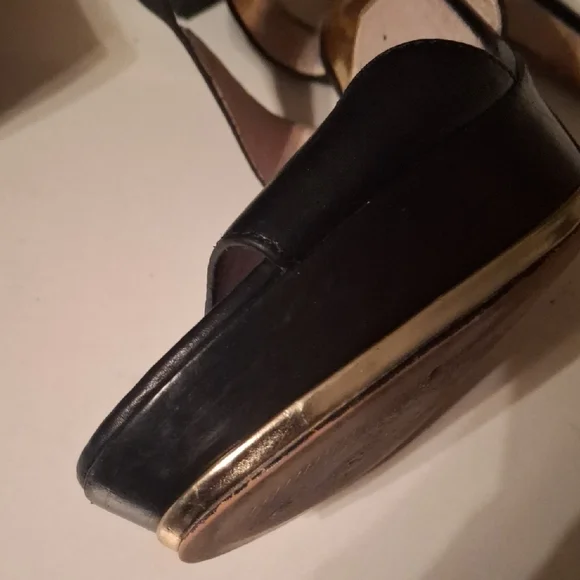 Black High Heel Sandals - Picture 5 of 6